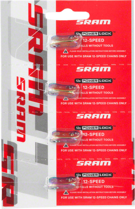 SRAM Eagle PowerLock Link for 12-Speed Chain, Rainbow Finish - Arvada Triathlon Company