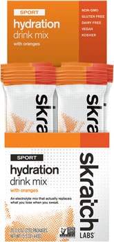 Skratch Labs Sport Hydration Drink Mix, Orange, Singles - The Tri Source