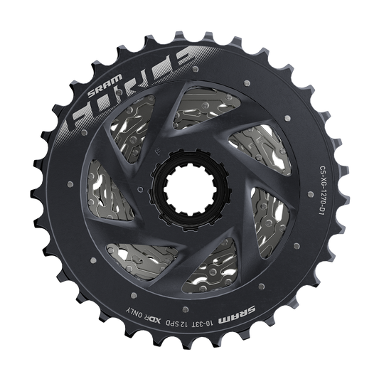 SRAM Force AXS Cassette XG-1270, D1 Silver, 12 Speed, 10-30T - The Tri Source