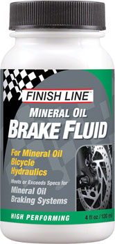 FinishLine, Mineral Oil Brake Fluid, 4 oz - Not compatible with DOT 5.1 - The Tri Source