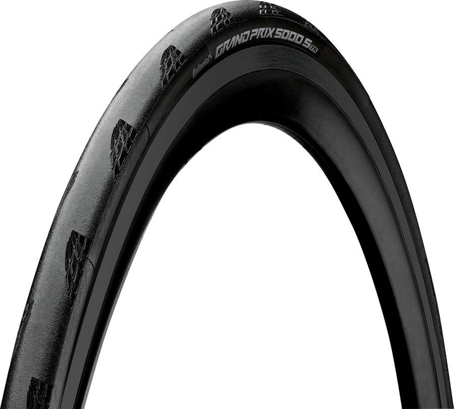 Continental Grand Prix 5000 S TR Tire - 700 x 25, Tubeless, Folding, Black, 220tpi - Arvada Triathlon Company