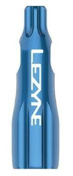 Lezyne CNC Tubeless Valve Cap, Blue - The Tri Source