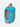 a person in a blue jacket holding a suitcase 