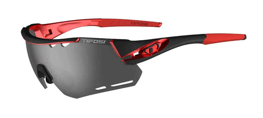 Tifosi Alliant, Black/Red Interchangeable Sunglasses - Arvada Triathlon Company