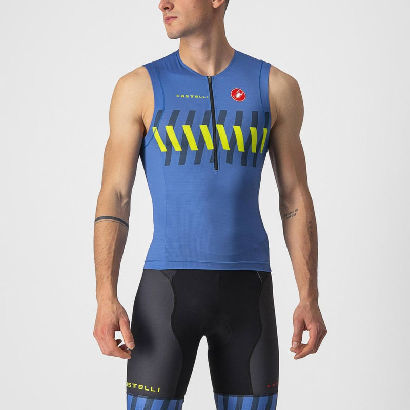 Load image into Gallery viewer, Men&#39;s Castelli Free Tri 2 Sleeveless Top - The Tri Source
