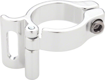 Problem Solvers Braze-on Adaptor Clamp 31.8mm Slotted Silver