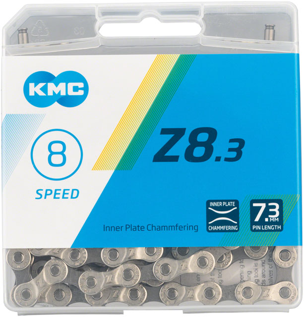 KMC Z8.3 Chain - 8-Speed, 116 Links, Gray - The Tri Source